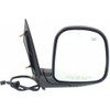 DOOR MIRROR RH POWER HTD TEXTURED CONVEX GLASS REPLACEMENT FOR CHEVROLET VAN CHEVY EXPRESS 2001 PARTSLINK NUMBER  GM1321228
