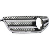 GRILLE PAINTED-SILVER GRAY W/CHROME MLDG W/AMG PKG REPLACEMENT FOR MERCEDES C250  2010 PARTSLINK NUMBER  MB1200158 GRILLE PAINTED-SILVER GRAY W/CHROME MLDG W/AMG PKG REPLACEMENT FOR MERCEDES C250  2010 PARTSLINK NUMBER  MB1200158