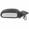DOOR MIRROR LH POWER HTD W/O SIGNAL MANUAL FOLDING BLACK STD  REPLACEMENT FOR CHEVROLET TRAILBLAZER 2002 PARTSLINK NUMBER GM1320265