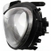 HEAD LAMP LH BLACK BEZEL REPLACEMENT FOR DODGE NEON 2001 PARTSLINK NUMBER  CH2502127V
