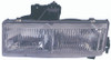 HEAD LAMP LH (COMPOSITE) HQ REPLACEMENT FOR GMC VAN GMC SAVANA 2001 PARTSLINK NUMBER  GM2502176