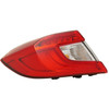 TAIL LAMP LH EXCLUDE 18-20 HYB HQ    REPLACEMENT FOR HONDA ACCORD SEDAN 2019 PARTSLINK NUMBER 	HO2804118