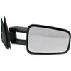 DOOR MIRROR RH MANUAL TOW TYPE W/BLIND SPOT TEXTURED REPLACEMENT FOR GMC YUKON XL 2001 PARTSLINK NUMBER  GM1321244