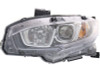 HEAD LAMP LH HALOGEN REPLACEMENT FOR HONDA CIVIC SEDAN 2019 PARTSLINK NUMBER HO2502173U