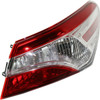 TAIL LAMP RH LE MODEL JAPAN BUILT W/O SMOKED TINT HQ REPLACEMENT FOR TOYOTA CAMRY HYBRID 2020 PARTSLINK NUMBER TO2805138
