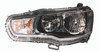 HEAD LAMP LH HALOGEN FROM NOV 02 2008 CAPA REPLACEMENT FOR MITSUBISHI LENCER SPORTBACK 2010 PARTSLINK NUMBER  MI2502158C