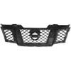 GRILLE BLACK- CHROME REPLACEMENT FOR NISSAN FRONTIER PICKUP 2010 PARTSLINK NUMBER NI1200233