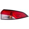 TAIL LAMP RH W/O SMOKE LENS NORTH AMERICA BUILT MODEL CAPA REPLACEMENT FOR TOYOTA COROLLA SEDAN 2020 PARTSLINK NUMBER TO2805154C