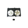 COOLING FAN ASSY DUAL FAN ASSY FOR V6 W/O TOW PKG/ FOR 4CYL W/TOW PKG  REPLACEMENT FOR LEXUS RX300 2001 PARTSLINK NUMBER  TO3115128