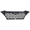 GRILLE PTD BLACK W/SILVER FRAME W/O CAMERA REPLACEMENT FOR HYUNDAI TUCSON 2019  PARTSLINK NUMBER  HY1200225U