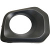 FOG LAMP BEZEL FR LH MATTE BLACK W/O CHROME TRIM FOR SR5 MODELS REPLACEMENT FOR TOYOTA TACOMA PICKUP 2WD 2020 PARTSLINK NUMBER TO1038195