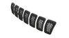 GRILLE BLACK FRAME W/BLACK INSERT 7-PC SET  REPLACEMENT FOR JEEP CHEROKEE 2019 PARTSLINK NUMBER  CH1200414