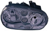 HEAD LAMP RH W/FOG (CHROME BEZEL) HQ REPLACEMENT FOR VOLKSWAGEN CABRIO 2001 PARTSLINK NUMBER  VW2503114