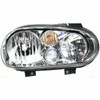 HEAD LAMP RH W/FOG (CHROME BEZEL) HQ REPLACEMENT FOR VOLKSWAGEN CABRIO 2001 PARTSLINK NUMBER  VW2503114