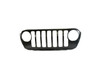 GRILLE FR PRIMED BLACK W/TRIM RING MOLDINGS  REPLACEMENT FOR  JEEP WRANGLER JL 2019 PARTSLINK NUMBER CH1200440