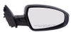 DOOR MIRROR RH POWER HTD GLOSS BLACK W/SIGNAL  REPLACEMENT FOR KIA FORTE 2019 PARTSLINK NUMBER KI1321227