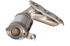 CATALYTIC CONVERTER LH 2WD ONLY WITH MANIFOLD REPLACEMENT FOR TOYOTA HIGHLANDER 2010 PARTSLINK NUMBER  33220