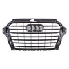 GRILLE BLACK SDN W/O S-LINE REPLACEMENT FOR AUDI A3 2015 PARTSLINK NUMBER  AU1200135