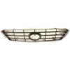 GRILLE LTD PAINTED SLV-GRAY/GRAY REPLACEMENT FOR TOYOTA HIGHLANDER 2010 PARTSLINK NUMBER  TO1200307