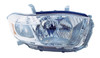HEAD LAMP RH JAPAN BUILT BASE-LTD-SE MODELS HQ REPLACEMENT FOR TOYOTA HIGHLANDER 2010 PARTSLINK NUMBER  	TO2503176