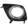 FOG LAMP BEZEL FR LH BASE/SPORT MATTE FINISH W/CHROME RING REPLACEMENT FOR TOYOTA RAV4 2010 PARTSLINK NUMBER  TO1038129