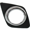 FOG LAMP BEZEL FR RH BASE/SPORT MATTE FINISH W/CHROME RING REPLACEMENT FOR TOYOTA RAV4 2010 PARTSLINK NUMBER  TO1039129