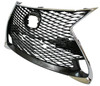 GRILLE PTD BLACK W/CHROME MOULDING W/O SENSOR W/F-SPORT PKG  REPLACEMENT FOR LEXUS GS350 2019 PARTSLINK NUMBER LX1200191