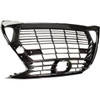 GRILLE PTD BLACK W/CHROME MOULDING W/SENSOR W/O F-SPORT PKG  REPLACEMENT FOR LEXUS GS350 2019 PARTSLINK NUMBER LX1200189