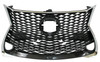 GRILLE PTD BLACK W/CHROME MOULDING W/SENSOR/F-SPORT PKG  REPLACEMENT FOR LEXUS GS350 2019 PARTSLINK NUMBER 	LX1200192