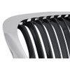 GRILLE RH BLACK W/CHROME TRIM REPLACEMENT FOR BMW 3 SERIES CONVERTIBLE 2005 PARTSLINK NUMBER BM1200163