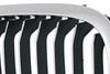 GRILLE RH CHROME/BLACK [11 BLACK VERTICAL BARS WITH CHROME FACE SURROUNDED BY CHROME FRAME] REPLACEMENT FOR BMW 3 SERIES CONVERTIBLE 2005 PARTSLINK NUMBER BM1200157