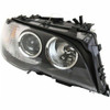 HEAD LAMP RH HALOGEN WHITE TURN SIGNAL HQ REPLACEMENT FOR BMW 3 SERIES CONVERTIBLE 2005 PARTSLINK NUMBER BM2519112