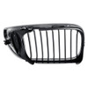 GRILLE LH CHROME/BLACK REPLACEMENT FOR BMW 3 SERIES WAGON 2005 PARTSLINK NUMBER BM1200126