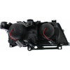 HEAD LAMP LH HALOGEN BLACK HQ REPLACEMENT FOR BMW 3 SERIES WAGON 2005 PARTSLINK NUMBER BM2502122