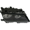 HEAD LAMP RH HALOGEN BLACK HQ REPLACEMENT FOR BMW 3 SERIES WAGON 2005 PARTSLINK NUMBER BM2503122