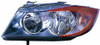 HEAD LAMP LH CAPA REPLACEMENT FOR BMW 3 SERIES SEDAN(EXCLUDE 330E AND 340I) 2008 PARTSLINK NUMBER  BM2502133C