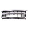 GRILLE W/CHROME BLACK MOULDING MATTE DARK GRAY LTZ REPLACEMENT FOR CHEVROLET PICKUP CHEVY SILVERADO 2500 2015 PARTSLINK NUMBER  GM1200700