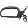 DOOR MIRROR LH POWER HTD W/O SIGNAL MANUAL FOLDING BLACK STD REPLACEMENT FOR BUICK RAINIER 2005 PARTSLINK NUMBER GM1320265