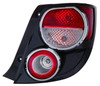 TAIL LAMP RH CAPA REPLACEMENT FOR CHEVROLET SONIC HATCHBACK 2015 PARTSLINK NUMBER  GM2801252C