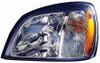 HEAD LAMP LH FWD HQ REPLACEMENT FOR CADILLAC DEVILLE FWD 2005 PARTSLINK NUMBER GM2502240