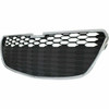 GRILLE LOWER MATT-BLACK W/CHROME MLDG W/FOG LAMP HOLE  REPLACEMENT FOR CHEVROLET SPARK 2015 PARTSLINK NUMBER  GM1200658
