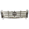 GRILLE CHROME/SILVER/BLACK REPLACEMENT FOR CADILLAC ESCALADE 2005 PARTSLINK NUMBER GM1200509