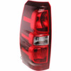 TAIL LAMP LH CAPA REPLACEMENT FOR CHEVROLET AVALANCHE 2008 PARTSLINK NUMBER  GM2800222C