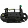 DOOR HANDLE FR RH OUTER BLACK (W/KEY HO) REPLACEMENT FOR CHEVROLET AVEO SEDAN 2005 PARTSLINK NUMBER GM1311173