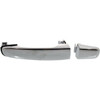 DOOR HANDLE FR RH/ RR LH/RH OUTER CHROME W/O KEY HOLE REPLACEMENT FOR CHEVROLET HHR 2008 PARTSLINK NUMBER  GM1311180