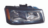 HEAD LAMP RH W/O CLADDING REPLACEMENT FOR CHEVROLET PICKUP CHEVY SILVERADO-1500, 2500-3500 2005 PARTSLINK NUMBER  GM2503257U