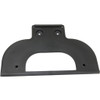 LICENSE PLATE BRACKET FR (MATTE-BLACK) REPLACEMENT FOR CHEVROLET PICKUP CHEVY SILVERADO HYBRID 2005 PARTSLINK NUMBER GM1068116