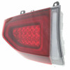 TAIL LAMP LH W/BLACK TRIM CAPA  REPLACEMENT FOR CHRYSLER 300 2015 PARTSLINK NUMBER   CH2800212C