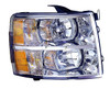 HEAD LAMP RH CAPA REPLACEMENT FOR CHEVROLET PICKUP CHEVY SILVERADO -1500, 2500-3500 2008 PARTSLINK NUMBER  GM2503280C