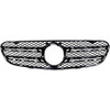 GRILLE FR MATTE BLACK W/O MOLDINGS/EMBLEM/BASE / CAMERA/AMG REPLACEMENT FOR MERCEDES GLC350E 2019 PARTSLINK NUMBER 	MB1200191